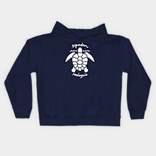 Diving with Sea Turtles at Sipadan Island, Malaysia Kids Hoodie